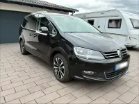 Gebraucht VW Sharan IQ Drive 150 PS (110 kW) 2020 Schwarz Van / Kleinbus