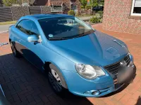 Usata VW Eos 120 CV (88 kW) 2006 Blu Cabrio