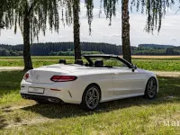 Gebraucht Mercedes C200 AMG 184 PS (135 kW) 2019 Polarweiß Cabrio