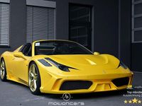 Gebraucht Ferrari 458 566 PS (416 kW) 2012 Gelb Cabrio