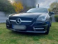 Gebraucht Mercedes SLK200 AMG line 184 PS (135 kW) 2014 Schwarz Cabrio
