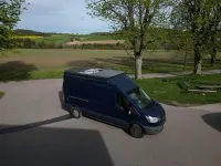 Gebraucht Ford Transit 125 PS (91 kW) 2015 Blau Van / Kleinbus