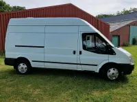 Gebraucht Ford Transit 125 PS (91 kW) 2011 Weiß Van / Kleinbus