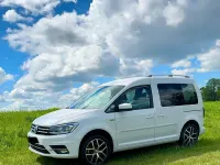 Gebraucht VW Caddy Highline 125 PS (91 kW) 2017 Weiß Van / Kleinbus