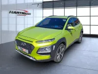 Gebraucht Hyundai Kona Style 177 PS (130 kW) 2019 Acid yellow (metallic) SUV