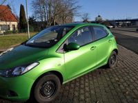 Gebraucht Mazda 2 86 PS (63 kW) 2008 Grün metallic Kleinwagen