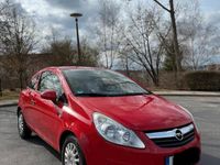 Gebraucht Opel Corsa 80 PS (58 kW) 2009 Rot Kleinwagen