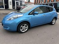 Gebraucht Nissan Leaf Basis 80 kW (109 PS) 2014 Blau Kleinwagen
