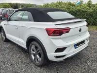 Gebraucht VW T-Roc Cabriolet R-line 150 PS (110 kW) 2021 Weiß Cabrio