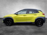 Gebraucht Hyundai Kona Premium 177 PS (130 kW) 2020 Acid yellow/dark knight (metallic) SUV