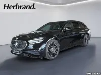 Gebraucht Mercedes E300 AMG line 313 PS (230 kW) 2025 Metalliclack obsidianschwarz Kombi
