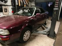 Gebraucht Audi 80 116 PS (85 kW) 1995 Rot Cabrio