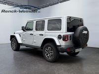 Gebraucht Jeep Wrangler Unlimited Sahara 272 PS (200 kW) 2024 Silber SUV