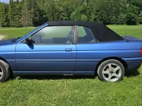 Gebraucht Ford Escort Cabriolet 90 PS (66 kW) 1993 Blau Cabrio