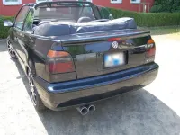 Gebraucht VW Golf Cabriolet GTI 115 PS (84 kW) 1994 Schwarz Cabrio