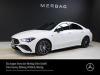 Gebraucht Mercedes CLA35 AMG Premium Plus 306 PS (225 kW) 2024 Unilack polarweiß Coupé