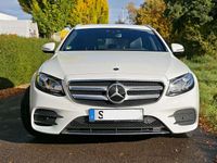 Gebraucht Mercedes E220 AMG line 194 PS (142 kW) 2019 Weiß Kombi