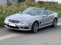Gebraucht Mercedes SL55 AMG AMG 500 PS (367 kW) 2005 Silber Cabrio