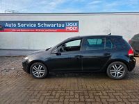 Gebraucht VW Golf VI 82 PS (60 kW) 2010 Schwarz Kleinwagen