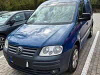 Second-hand VW Caddy 109 CP (80 kW) 2008 Albastru Monovolum