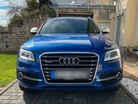 gebraucht Audi Q5 Quattro 2.0 TDi 190PS, S-line, B&O, AHK, Sepangblau