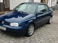 Second-hand VW Golf 110 CP (80 kW) 2004 Albastru Cabrio