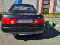 Gebraucht Audi Cabriolet 116 PS (85 kW) 1996 Schwarz Cabrio