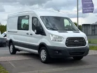 Gebraucht Ford Transit Trend 131 PS (96 kW) 2019 Weiß Van / Kleinbus