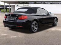 gebraucht BMW 218 i Cabrio Sport Line Navi Business Klimaaut.