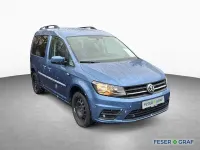 Gebraucht VW Caddy 150 PS (110 kW) 2019 Acapulcoblau metallic Van / Kleinbus