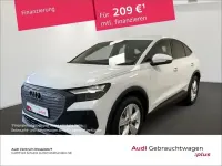 Gebraucht Audi Q4 Sportback e-tron S-Line 125 kW (170 PS) 2023 Weiss SUV
