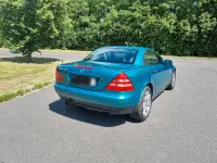 Gebraucht Mercedes SLK200 136 PS (100 kW) 2000 Grün Cabrio