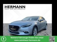 Gebraucht Mazda 3 Sports-Line 120 PS (88 kW) 2017 Diamantsilber metallic (silber Limousine