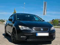 Używany Seat Leon 110 KM (80 kW) 2015 Czarny Sedan/Limuzyna