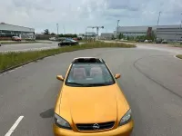 Gebraucht Opel Astra Cabriolet 101 PS (74 kW) 2002 Gelb Cabrio