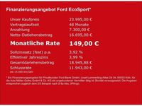 gebraucht Ford Ecosport ST-Line Technik-Paket+Navi+Rückfahrkam+Lenkradhzg.+Tempomat