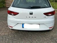 Usata Seat Leon 110 CV (80 kW) 2017 Bianco Berlina