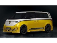 Gebraucht VW ID. Buzz Pro 150 kW (204 PS) 2022 Candyweiß/limonengelb metalli Van / Kleinbus