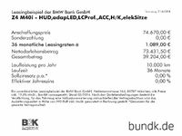 gebraucht BMW Z4 Z4M40i - HUD,adapLED,LCProf.,ACC,H/K,elekSitze Sportpaket Bluetooth Navi LED Kl