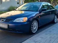 Gebraucht Honda Civic 120 PS (88 kW) 2003 Blau Coupé