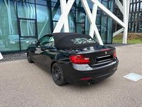 Second-hand BMW 220 190 CP (139 kW) 2015 Negru Cabrio