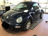 Gebraucht VW New Beetle Cabriolet 102 PS (75 kW) 2006 Blau Cabrio