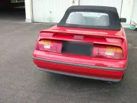 Gebraucht Ford Capri 136 PS (100 kW) 1990 Rot Cabrio