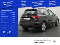 Gebraucht Seat Arona Reference 95 PS (69 kW) 2023 Schwarz / midnightblack (metallic) SUV
