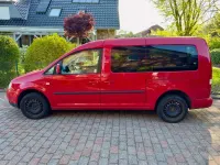 Second-hand VW Caddy Maxi 105 CP (77 kW) 2009 Roșu Monovolum