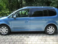 Gebraucht VW Touran Cup 140 PS (102 kW) 2014 Blau Van / Kleinbus