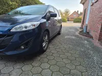 Gebraucht Mazda 5 Prime-Line 116 PS (85 kW) 2010 Blau Van / Kleinbus