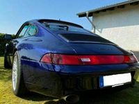 gebraucht Porsche 993 Blau Metallic Schaltgetriebe 272 HP