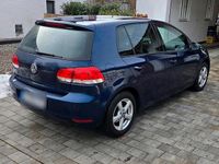Gebraucht VW Golf VI Match 2012 Blau Kleinwagen