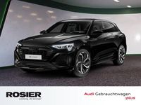 Gebraucht Audi Q8 e-tron S-Line 250 kW (340 PS) 2023 Schwarz / mythosschwarz SUV